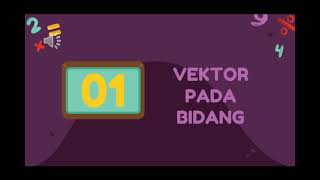 VEKTOR & SKALAR SERTA VEKTOR PADA BIDANG DAN RUANG