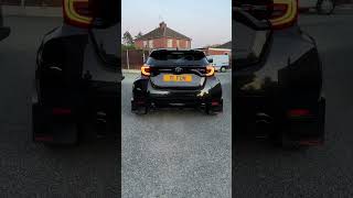 HKS Super Turbo Muffler exhaust Fitted to GR Yaris