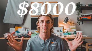 Opening My $8000 Dental School Supplies | D2 Christmas in July