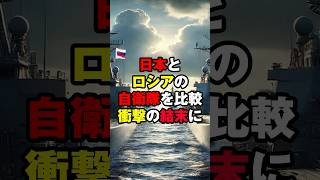 日本とロシアの海上自衛隊を比較すると衝撃の結末に...#海外の反応