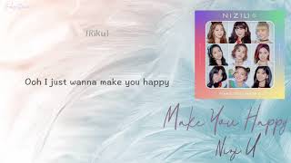 [中日羅歌詞/繁中字認聲] NiziU - Make You Happy