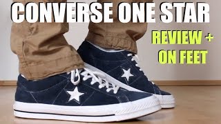 CONVERSE ONE STAR REVIEW + ON FEET \u0026 SIZING