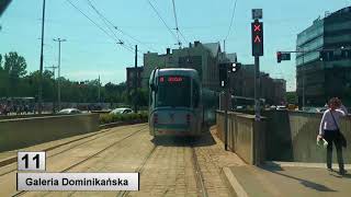 Tramwaje Wrocław 2018 linia 11