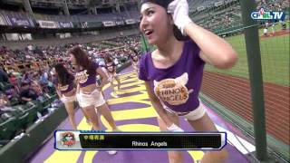 04/16 統一 vs 義大 中場，Rhino Angels帶來性感的《Hello Bitches》舞蹈表演