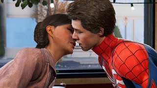 Original Peter Kisses Miles's Mom Reaction In Marvel's Spider Man Mod Scenes