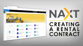 NAXT - How to create a Rental Contract int NAXT?