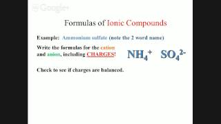Chemical Formula Names - 110614 - sse