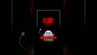 CapCut Horror Text Effect | Bloody Text Animation Tutorial🔥💀| #shorts #hceditz41