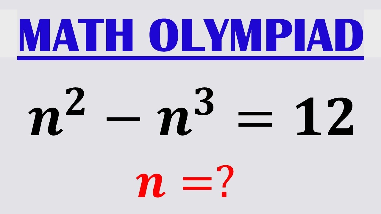 Toughest Olympiad Questions Can You Solve This Math Olympiad