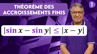 Théorème des accroissements finis (TAF) - Ex1