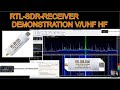 RTL-SDR USB Dongle -U/VHF HF Demonstration