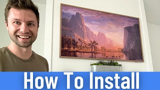 How to Install The Samsung Frame TV (& My Review)