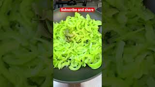 How to cook snake gourd #food  #howtocook #cookwithsam #gourd #shorts