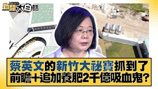 蔡英文的新竹大祕寶抓到了 前瞻+追加養肥2千億吸血鬼？ 新聞大白話 20221118