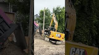 Cat 313GC in action