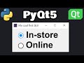Python PyQt5 RADIO BUTTONS are easy! 🔘