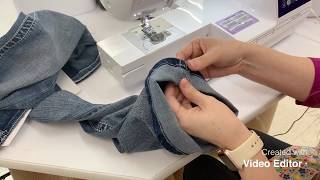 Easy Way to Hem Pants and Keep the Original Seam Showing