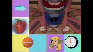 1996 Nickelodeon Bump: Coming Up Rugrats and Aaahh! Real Monsters Promo - Aired February 1996