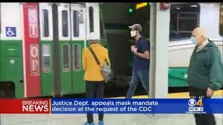 Justice Department Seeks To Reinstate Mask Mandate On Public Transportation