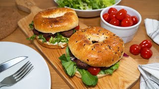 Bagel gourmand et rapide : la recette idéale pour un déjeuner express ! 🥯