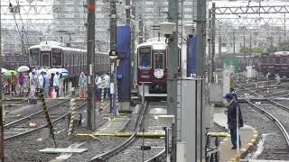 正雀駅の動画（20180513）①　＊出庫と洗車体験