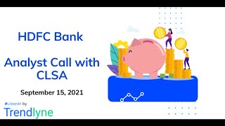 HDFC Bank: Conference Call with CLSA