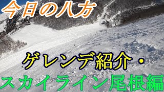 今日の八方：ゲレンデ紹介・スカイライン尾根編（2020年3月17日）