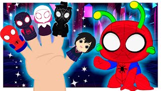 Finger Family SPIDERMAN version 🕸️ | Kids Songs | Groovy the Martian