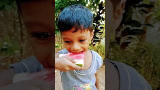 തണ്ണി മത്തൻ 👌🏻watermelon kick🍉🍉 #shortvideo #tasty