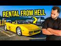 I Rented A 30 Year Old Ferrari For $2,000 Per Day And It's FALLING APART