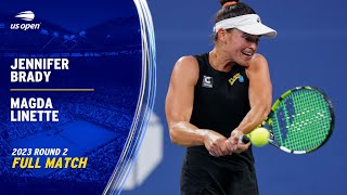 Jennifer Brady vs. Magda Linette Full Match | 2023 US Open Round 2