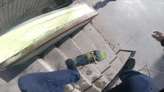 Skateboarding at LES (GoPro POV)