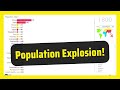 World Population Growth Time Lapse (1800 to 2020)