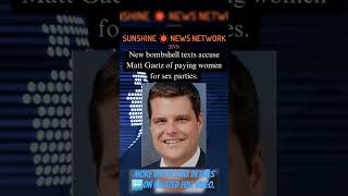 Matt Gaetz scandal: bombshell texts exposed #shorts