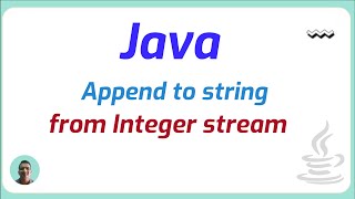 Append to string from integer stream | Java Programming