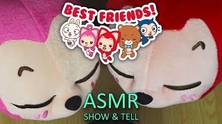 ASMR Ali the FOX show \u0026 tell! 阿里狐狸 (🎧 soft spoken, fabric sounds, cute ASMR)