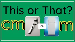 Centimeters or Meters? Determine the Unit of Measure | Learn 3rd Grade Math