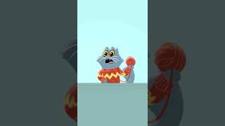 Yep... Just grab the string! #animated #shorts #cat