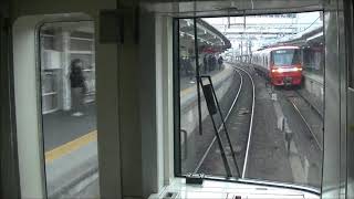 長い警笛からのMH！名鉄1701F笠松停車ミュージックホーンフル　動画No.4689