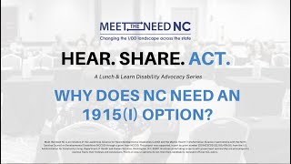 Why Does NC Need a 1915(i) Option? - John Nash