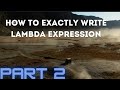 Lambda Expressions in Java 8: How to write Lambda Expressions in Java. Lambda expression in Java 8.