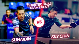 Coach Suhaidin vs Coach Sky Chin | Quarterfinal | Table Tennis | Expert | Open Team Event