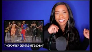 The Pointer Sisters - He's So Shy *DayOne Reacts*