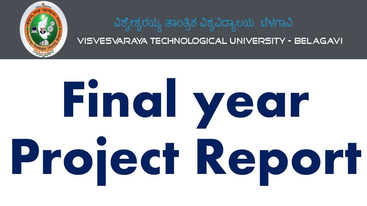 VTU Project Report Guidelines| Detail Procedure To Make Project Report ...