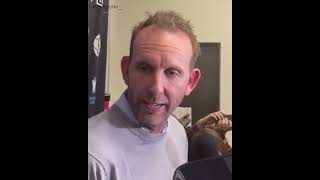 Nets GM Sean Marks  about Kyrie saying he was thinking about leaving after year 1 in BKN