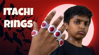 Origami Akatsuki Ring | How to Make Paper Itachi Ring | Sharingan Ring DIY | Naruto