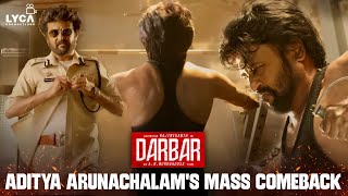 Aditya Arunachalam's Mass Comeback | Darbar Movie Scenes (Hindi) | Rajinikanth | Nayanthara | Lyca