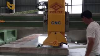 China Tiles | YEYANG CNC JING YOW Machine for Cutting Arabescato marble Tiles