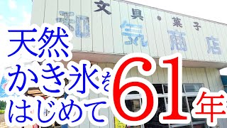 まるでちびまる子ちゃんの世界に出て来そうな老舗のかき氷屋さん、これが日光天然氷でめちゃくちゃンまい！和気商店【塩谷郡塩谷町】Japanese Food -Shaved ice- in Shioya