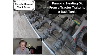 Bulk Heating Oil Delivery: female hazmat truck driver